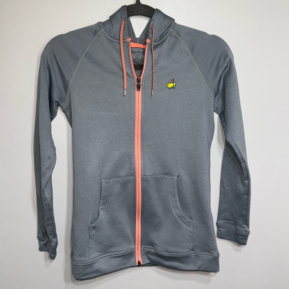 Masters Gray Hoodie with Pink Accents